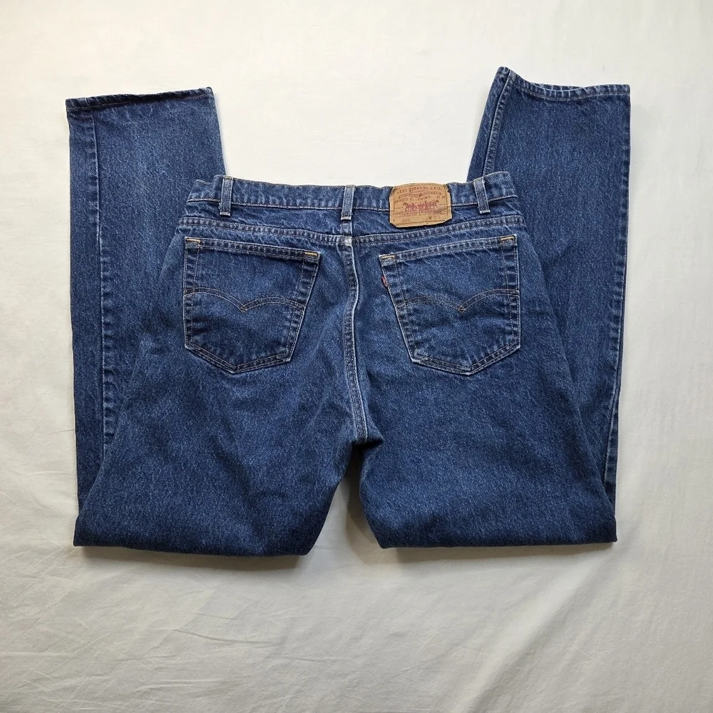 VTG‎ 1990 Levi’s 505-0217 Made in USA Jeans W36 L32 Blue Denim Regular Fit